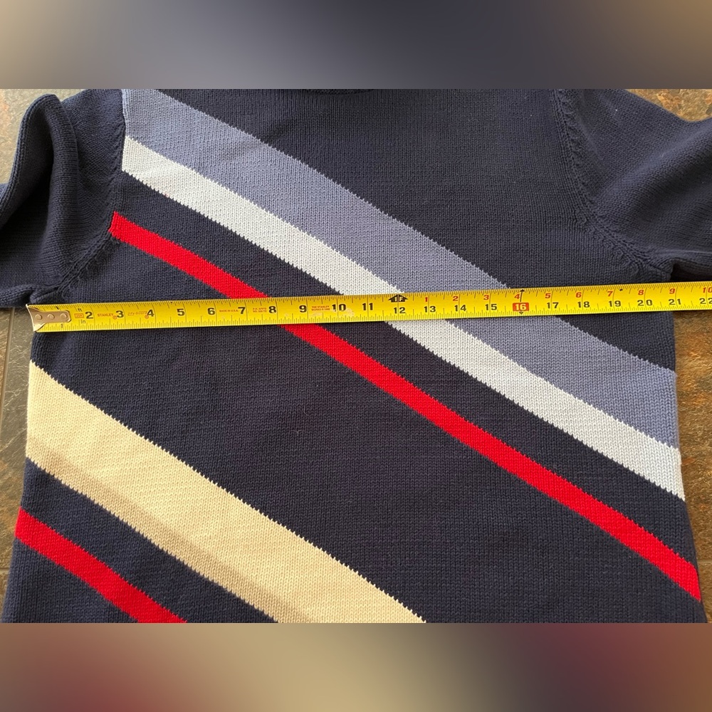 New Vintage women’s Field Gear cotton blue pull over turtleneck sweater. Large - Picture 13 of 14